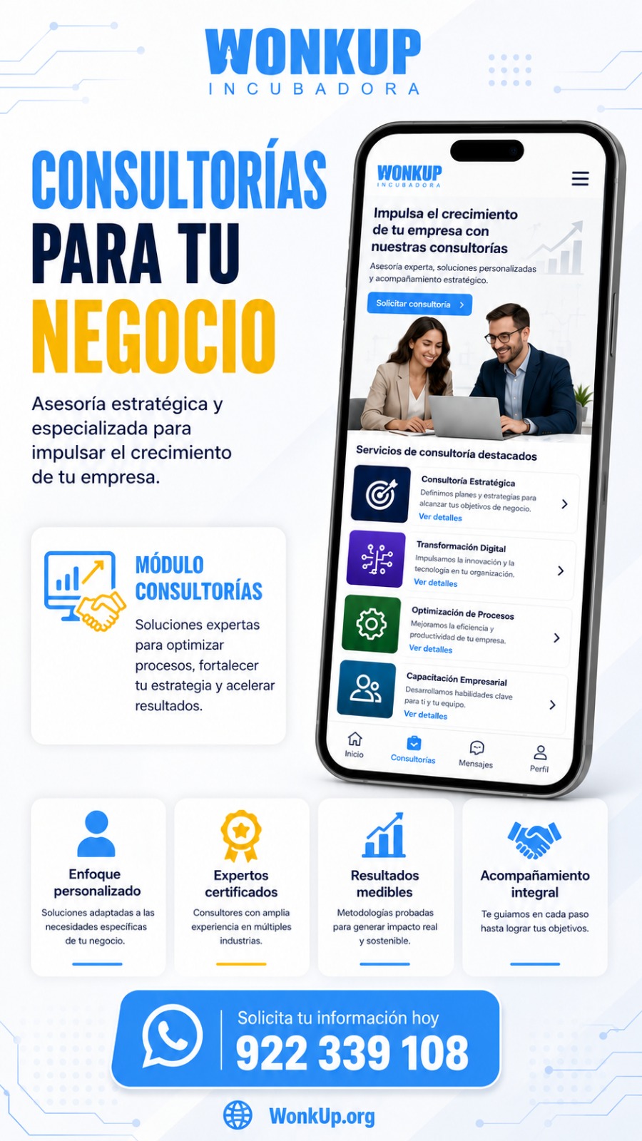 WONKUP Consulting — Consultoría y diagnóstico de madurez digital