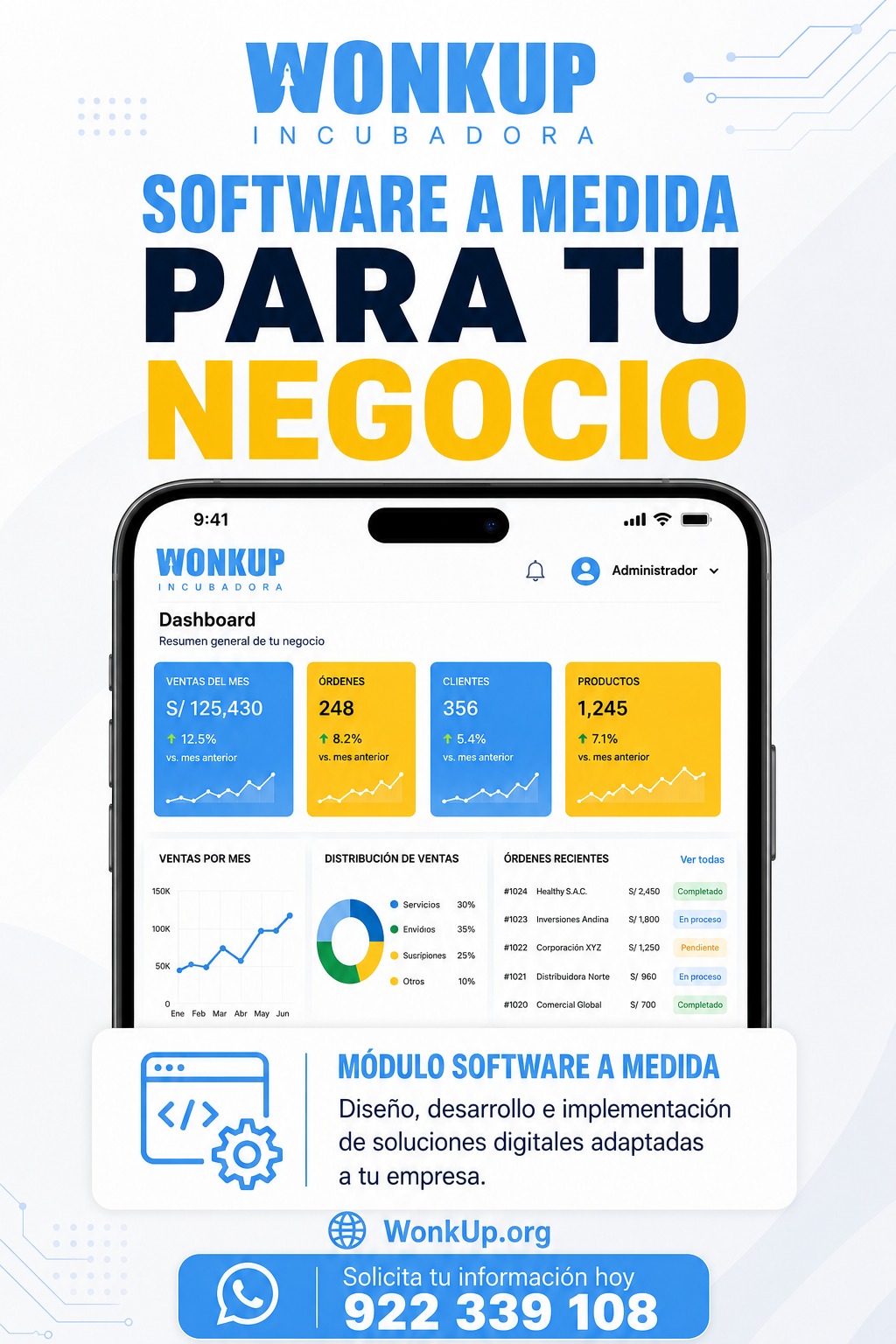 WONKUP Systems — Software a medida para tu empresa
