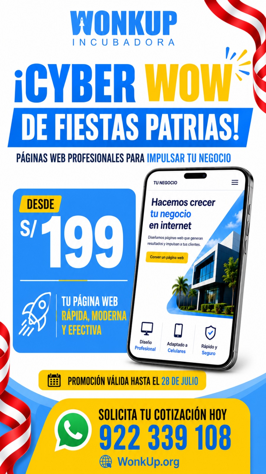 WONKUP — Planes Web: páginas web profesionales para tu negocio